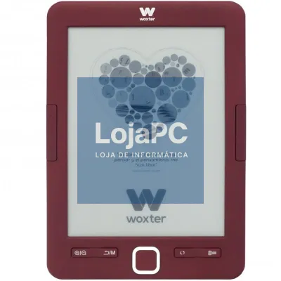 Libro Electrónico Ebook Woxter Scriba 195/ 6'/ Tinta Electrónica/ Vermelho
