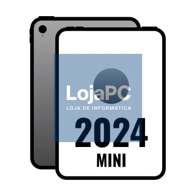 iPad Mini 8.3' 2024 7th WiFi Cell/ A17 Pro/ 256GB/ 5G/ Cinzento Espacial - MXPT3TY/A