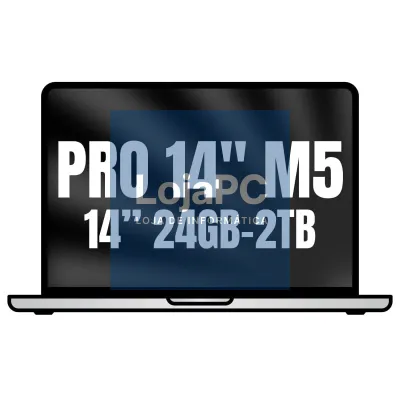 Apple Macbook Pro 14'/ M5 Pro 15-Core CPU/ 24GB/ 2TB SSD/ 16-Core GPU/ Prateado