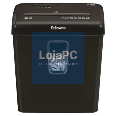 Destruidora Fellowes P-30C/ Corte en Partículas de 4 x 34mm/ Preta