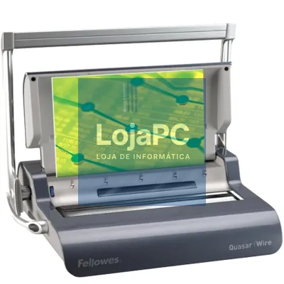 Encuadernadora de Canutillo Fellowes Quasar Wire/ Prateado