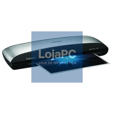 Plastificadora Fellowes Spectra A3/ até A3 y 125 Micras/ Cinzento y Preta