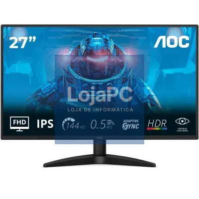 Monitor Gaming AOC 27B36X 27'/ Full HD/ 0.5ms/ 144Hz/ IPS/ Preto