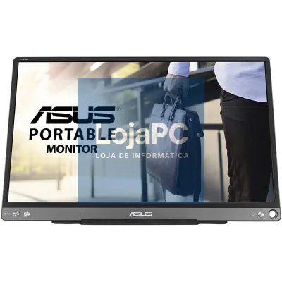 Monitor Portátil Asus ZenScreen MB16ACE 15.6'/ Full HD/ Prateado y Preto