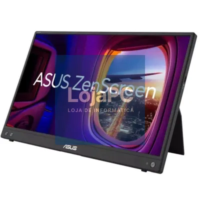 Monitor Portátil Asus ZenScreen MB16AHV 15.6'/ Full HD/ Preto