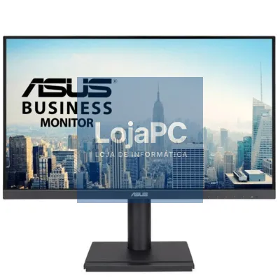 Monitor Profissional Asus VA24DQFS 23.8'/ Full HD/ Multimedia/ Regulável en altura/ Preto