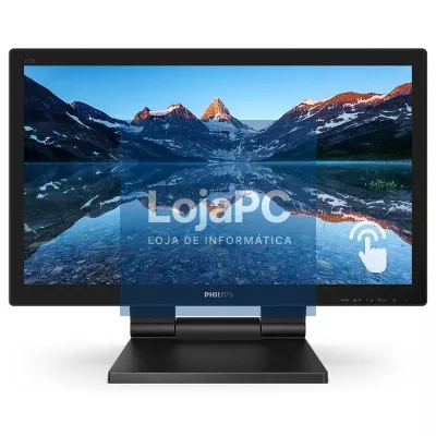 Monitor Profissional Táctil Philips 242B9T 23.8'/ Full HD/ Multimedia/ Preto