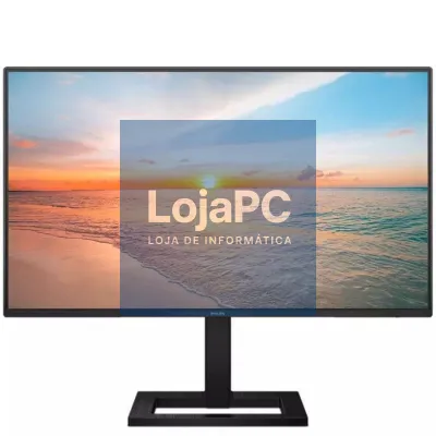 Monitor Profissional Philips 27E1N1800AE 27'/ 4K UHD/ Multimedia/ Regulável en altura/ Preto