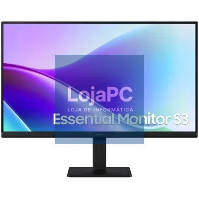 Monitor Profissional Samsung Essential Monitor S3 S24F320GAU/ 24'/ Full HD/ Preto