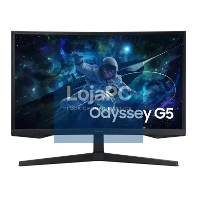 Monitor Gaming Curvo Samsung Odyssey G5 S27CG552EU 27'/ QHD/ 1ms/ 165Hz/ VA/ Preto