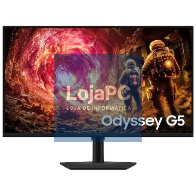 Monitor Gaming Samsung Odyssey G5 S32FG502EU 32'/ QHD/ 1ms/ 180Hz/ IPS/ Regulável en altura/ Preto