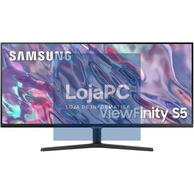 Monitor Profissional Ultrapanorámico Samsung ViewFinity S5 S34C500GAU 34'/ UWQHD/ Preto