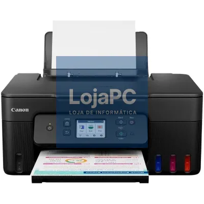 Multifunções Recarregável Canon PIXMA G3590 MegaTank/ Dúplex/ WiFi/ Preta