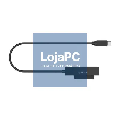 Adaptador para Discos rígidos 2.5' Aisens ASE-25C04B/ USB Tipo-C 3.1 Macho - SATA
