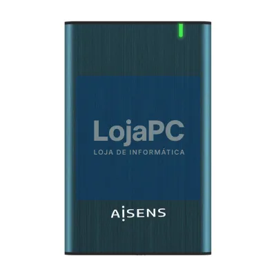 Caixa externa para Disco rígido de 2.5' Aisens ASE-2525PB/ USB 3.0/ sem parafusos