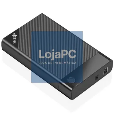 Caixa externa para Disco rígido de 3.5' Aisens ASE-3529B/ USB 3.1/ sem parafusos
