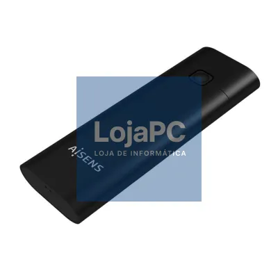 Caixa externa para Disco SSD M.2 NVMe Aisens ASM2-020B/ USB 3.2 Gen2/ sem Parafusos