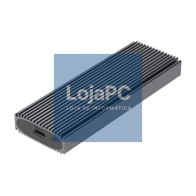 Caixa externa para Disco SSD M.2 NVMe Aisens ASM2-023GR/ USB 3.2/ sem parafusos
