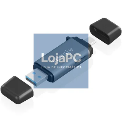 Leitor de cartões Externo Aisens ASCR-2AC11-GR/ USB 3.1