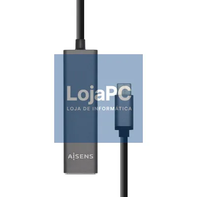 Hub USB Tipo-C Aisens A109-0403/ 4xUSB/ Cinzento