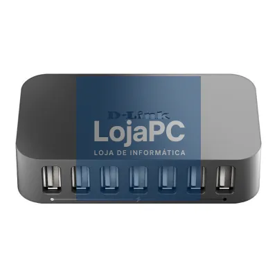 Hub USB 2.0 com Alimentação Externa D-Link DUB-H7/ 7xUSB