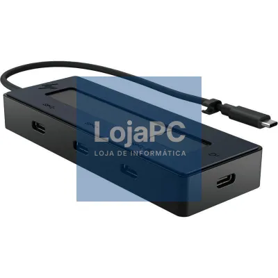 Hub USB Tipo-C HP 6G843AA/ 3xUSB Tipo-C/ 1xUSB Tipo-C PD