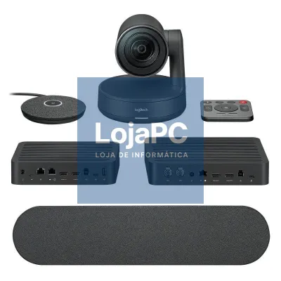 Sistema de Videoconferencia Logitech Rally/ Campo de Visão 82º/ 4K