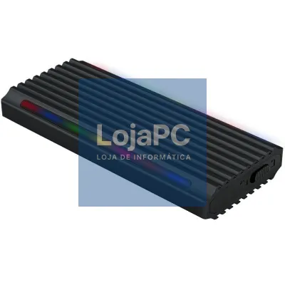 Caixa externa para Disco SSD M.2 NVMe TooQ TQE-2222B/ USB 3.1 Gen2/ sem parafusos