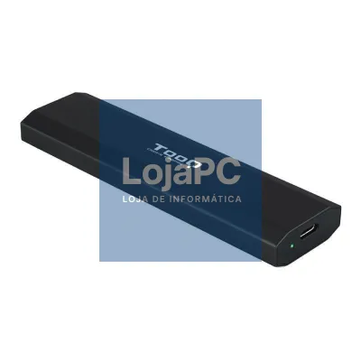 Caixa externa para Disco SSD M.2 NVMe TooQ TQE-2223B/ USB 3.2/ sem parafusos
