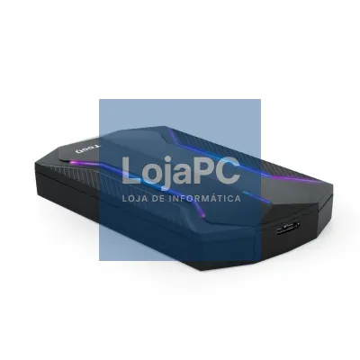 Caixa externa Gaming para Disco rígido de 2.5' TooQ TQE-2599RGB/ USB 3.1/ sem parafusos