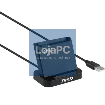 Leitor de DNI TooQ TQR-220B/ USB 2.0/ Preto