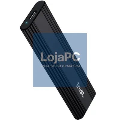 Caixa externa para Disco SSD M.2 Trust 25806/ USB 3.2 Gen2/ sem parafusos