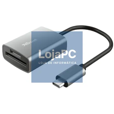Leitor de cartões Externo Trust Dalyx/ USB Tipo-C