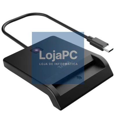 Leitor de cartões Inteligentes Trust Primo 26253/ USB Tipo-C/ Preto