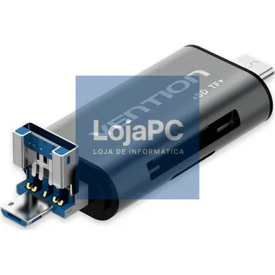 Leitor de cartões Externo Vention CCHH0/ USB 3.0