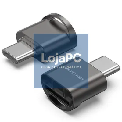 Leitor de cartões Externo Vention CLMH0/ USB Tipo-C