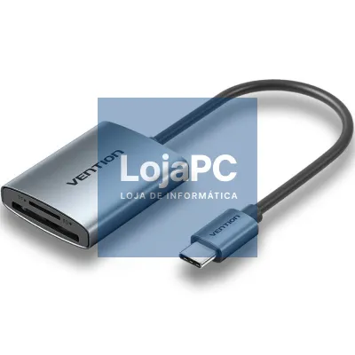 Leitor de cartões Externo Vention CLOHB/ USB Tipo-C