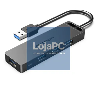 Hub USB 3.0 Vention CHLBD/ 4xUSB/ MicroUSB PD