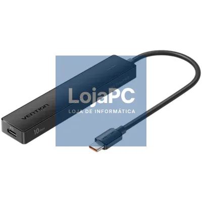 Hub USB Tipo-C 3.2 Vention CKDBB/ 2xUSB/ 2xUSB Tipo-C/ 1xUSB Tipo-C PD