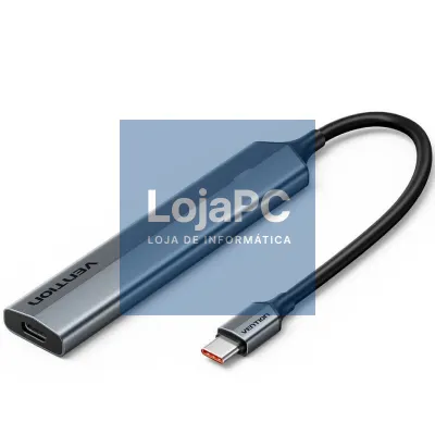 Hub USB Tipo-C 3.2 Vention CKYHB/ 4xUSB Tipo-C/ 1xUSB Tipo-C PD