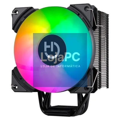 Ventoinha com Dissipador Hiditec C12 PWM ARGB/ 12cm