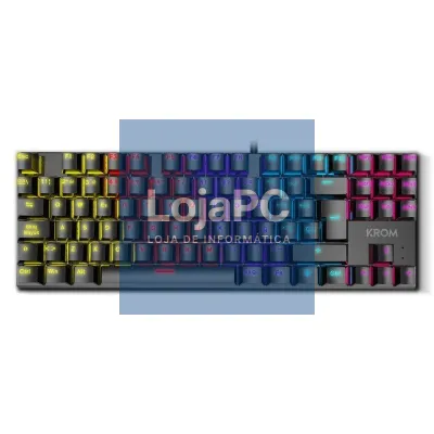 Teclado Gaming Mecánico Krom Kasic TKL/ Preto
