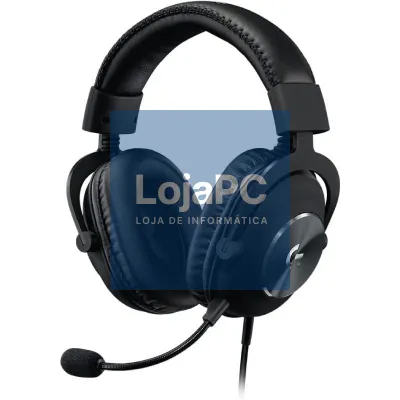 Auscultadores Gaming com Microfone Logitech G Pro X/ Jack 3.5/ USB/ Pretos