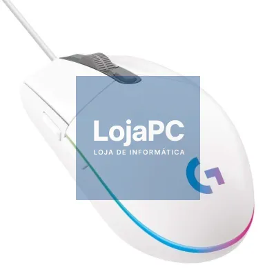 Rato Gaming Logitech G102 Lightsync/ até 8000 DPI/ Branco