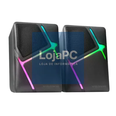 Colunas Mars Gaming MS-H/ 10W/ 2.0/ Pretos