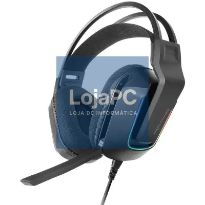 Auscultadores Gaming com Microfone Mars Gaming MH-Strike/ Jack 3.5/ USB/ Pretos