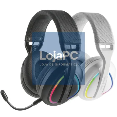 Auscultadores Gaming Sem Fios com Microfone Mars Gaming MHW-QUASAR/ Jack 3.5/ Bluetooth/ Pretos