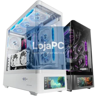 Caixa Gaming Semi-torre Mars Gaming MC-LCDPRO/ Branca