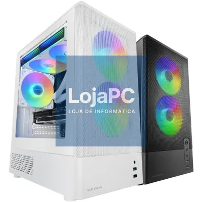 Caixa Gaming Mini-torre Mars Gaming MC-ONYX/ Branca