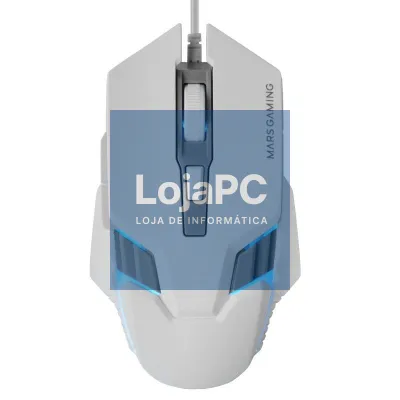 Rato Gaming Mars Gaming MM024/ até 4000 DPI/ Branco